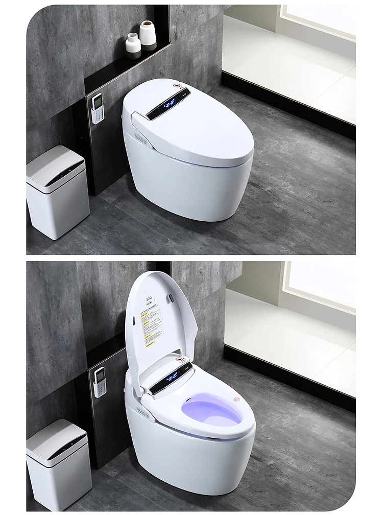 Modern Inteligente Remote Electric Automatic Flush Wc Bidet One Piece ...