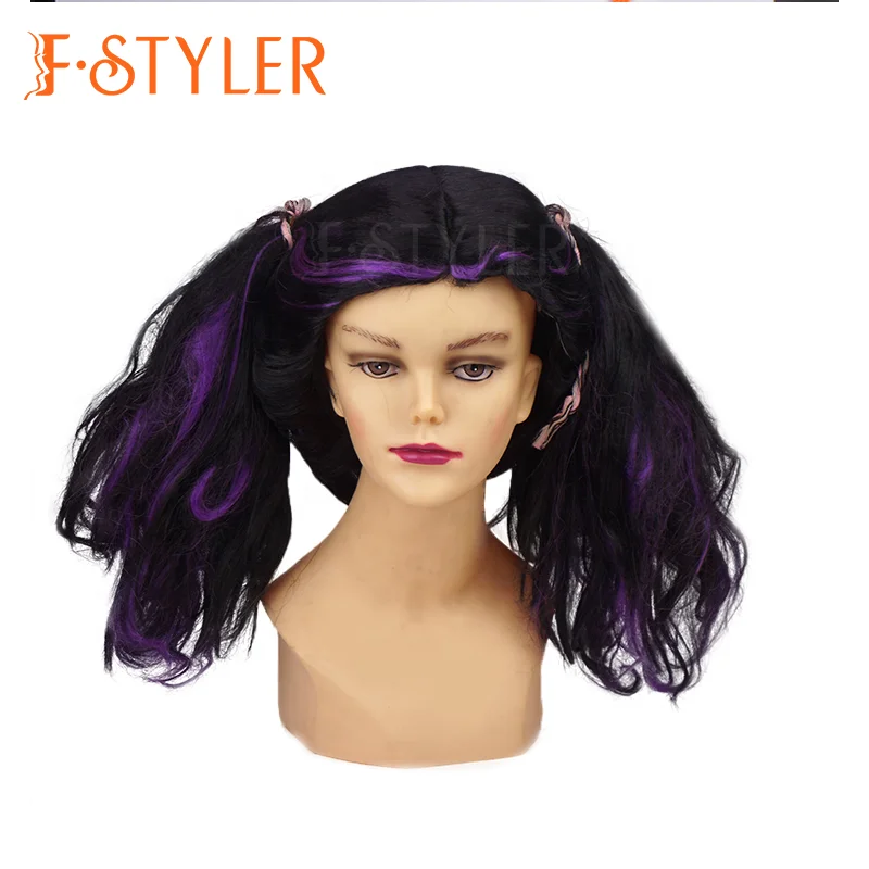 FSTYLER 2024 RTS Hot selling party wigs doule braids Synthetic wigs