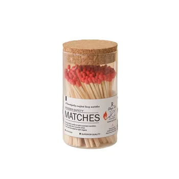 High Quality Match Sticks Aromatherapy Glass Bottle With Cork Stopper And Label Stickers For Glass Bottles