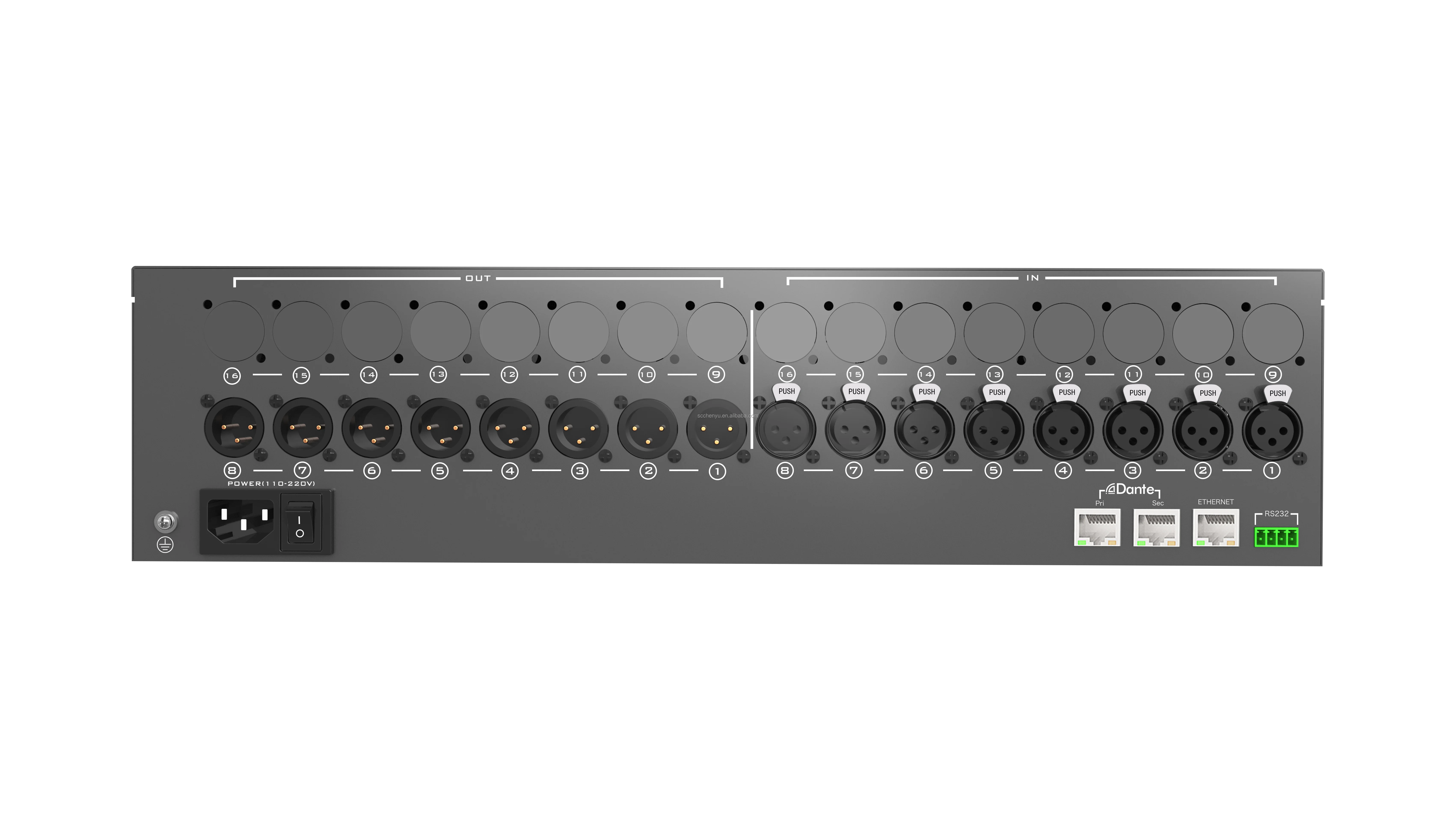 8 Channels Analog Input Dante Convert Audio Interface Buy Interface