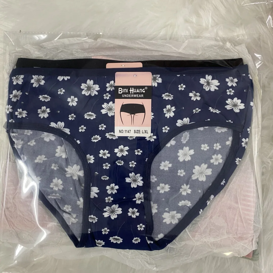 Hot Selling Mixed Designs Stocklot Women Girlunderwear Cheap Lady