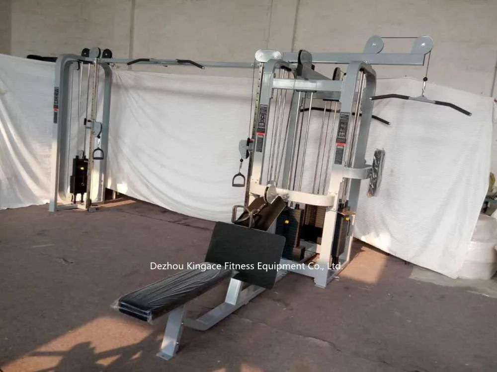 Professional Commercial Fitness Multi Function Strength Training Multi Jungle Cable 8 Station Machine for Gym