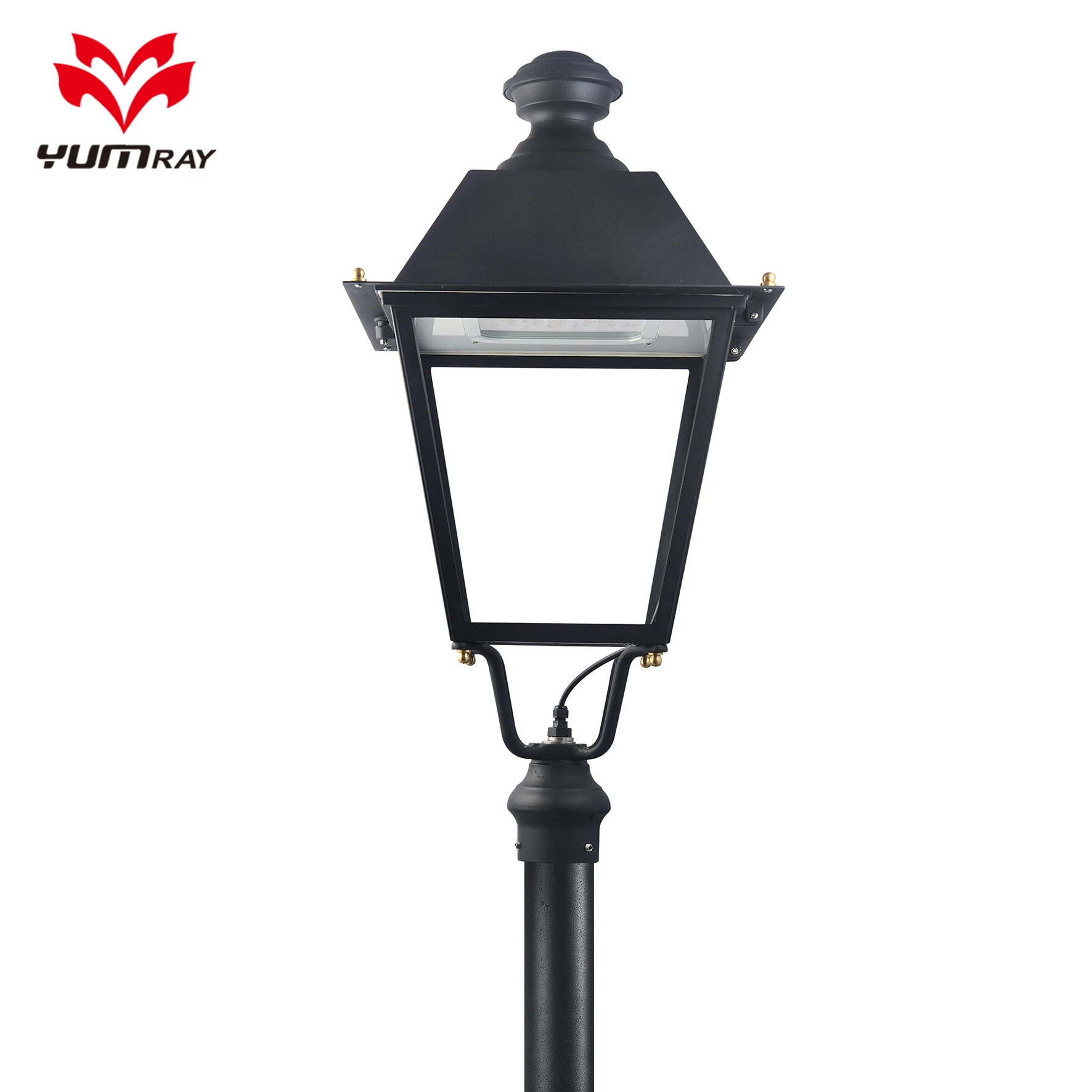 Classical Design 5 Years Warranty CE ROHS Certificate Die Cast Aluminum LED Garden Post Top Lantern