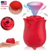 D0433 Vibratore Rose con Funzione di Succhiamento e Leccata