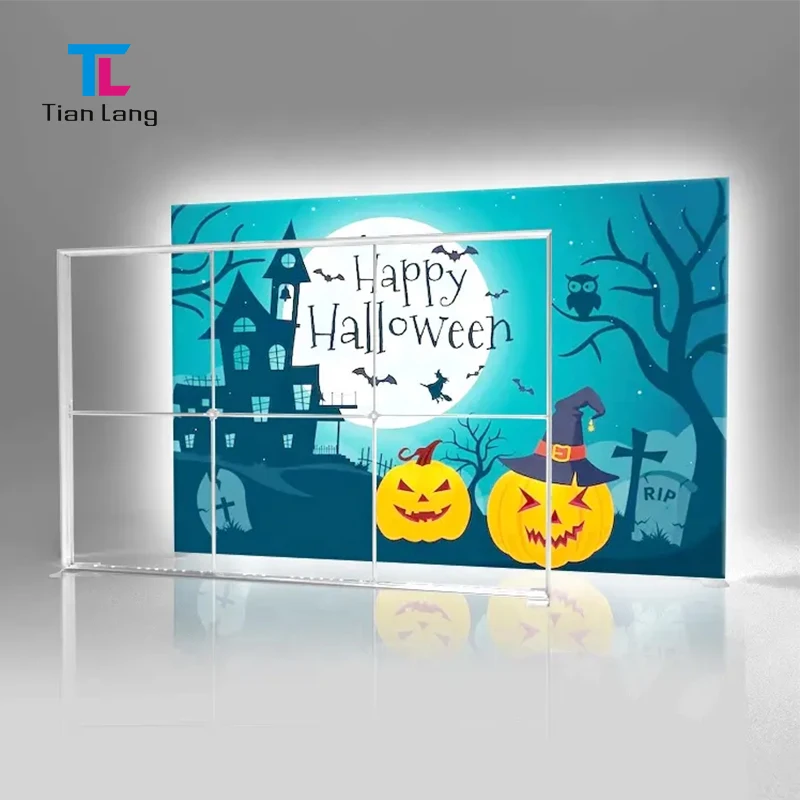 TianLang alumiiniumiprofiil seg raamita seinakane valgustik, tagavalgustatud valgustikud valgustamiseks