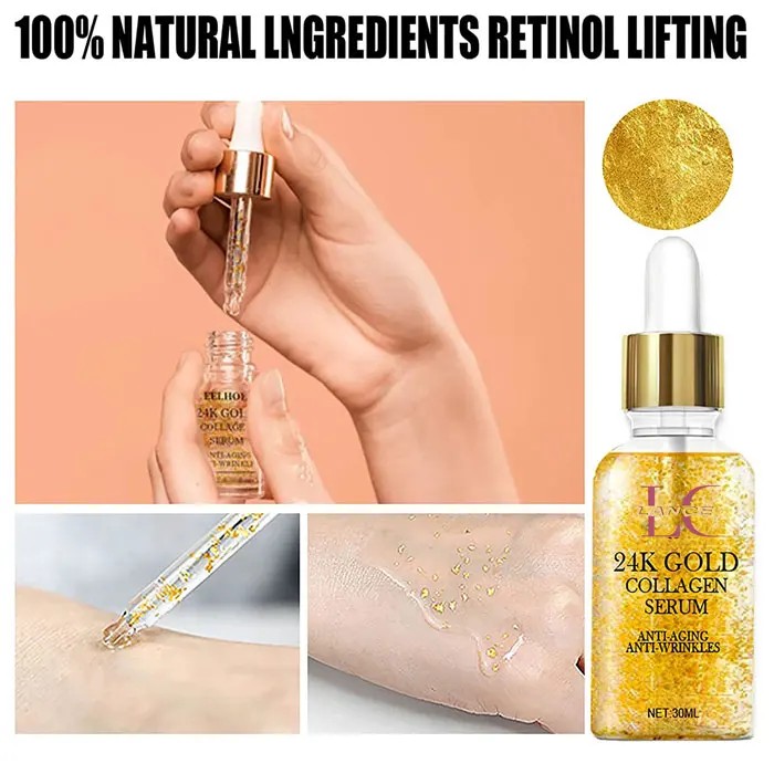 24K Gold Collagen Serum - Advanced Anti-Aging Skin Treatment