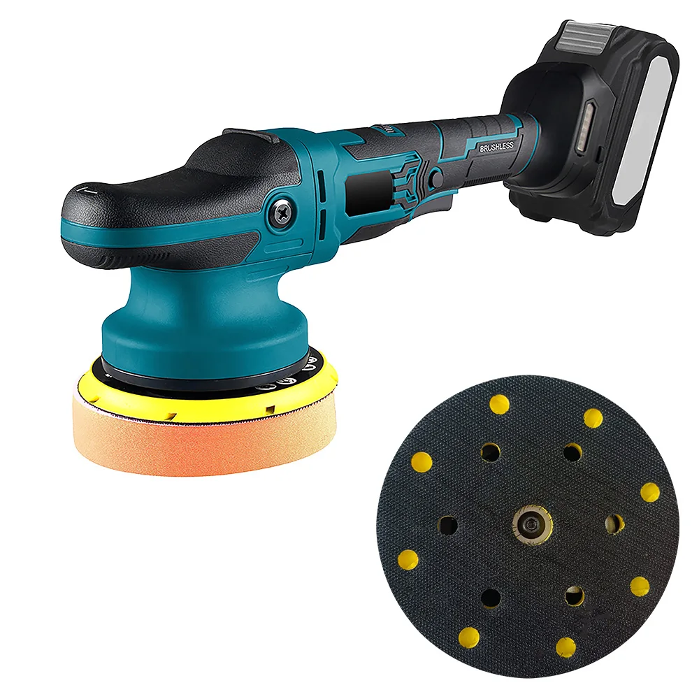 Профессиональный Электрический автомобильный полировщик высокоэффективный станок для полировки воском Многофункциональный вращающийся инструмент аккумулятора 21 В