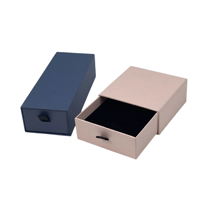 New Fashion Custom Logo Printing Handmade Ribbon Sliding Paper Box