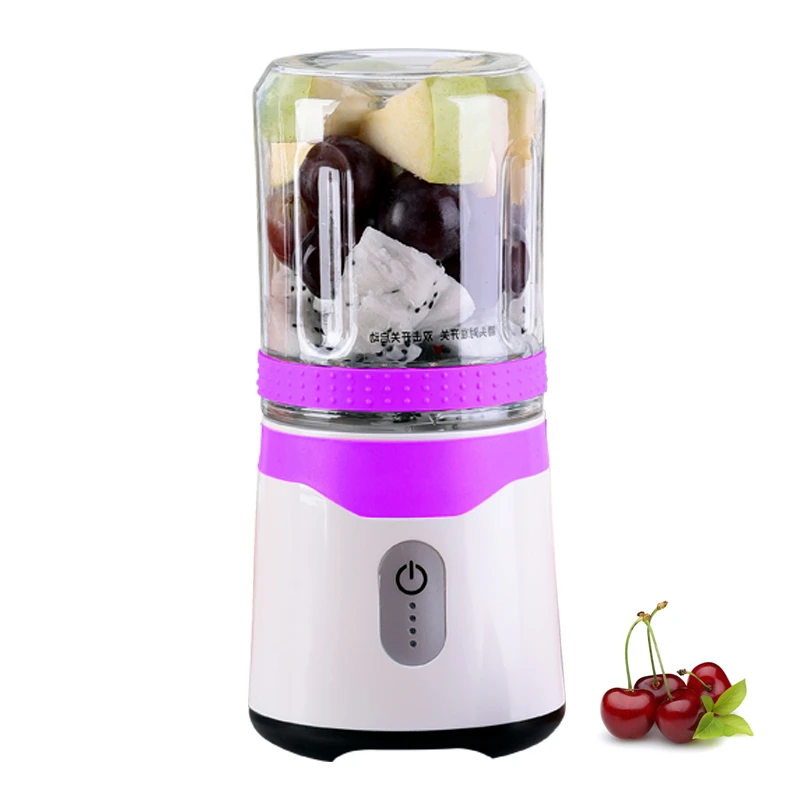 First Piece Special Price 230w Electric Portable Mini Chopper bar Cocktail Blender 500ml+350ml Customize Hand Grinder Cup Set