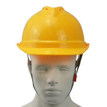 Construction Worker Plastic Hard Hat, Yellow, One Size, Wearable