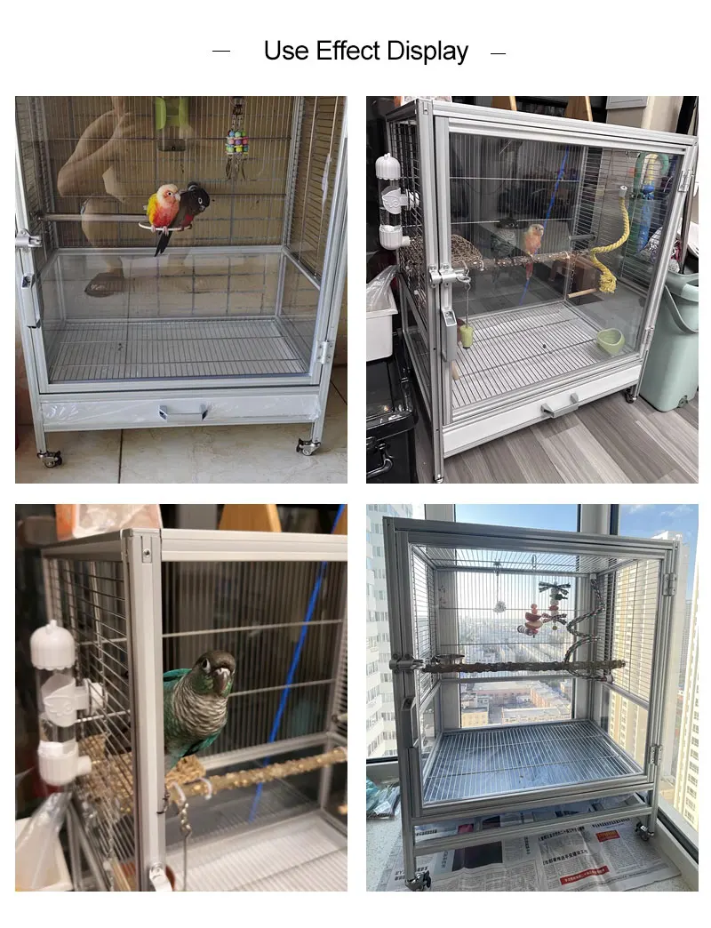 Super Large Big Macaw Double Parrot Cage - Stainless Steel