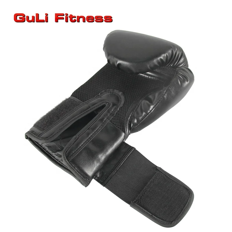 Оптовая продажа, Высококачественные Боксерские перчатки с покрытием из искусственной кожи для тренировок, MMA, тайские перчатки, перчатки со шнуровкой