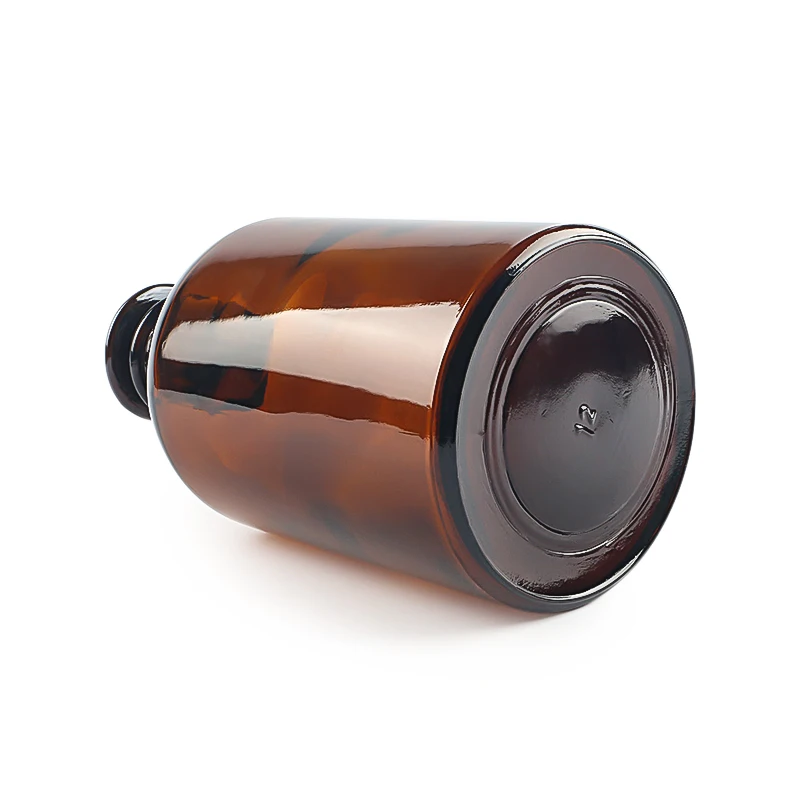 Laboratory Small Mouth Amber Glass Reagent Bottles 30ml-1000ml with ...