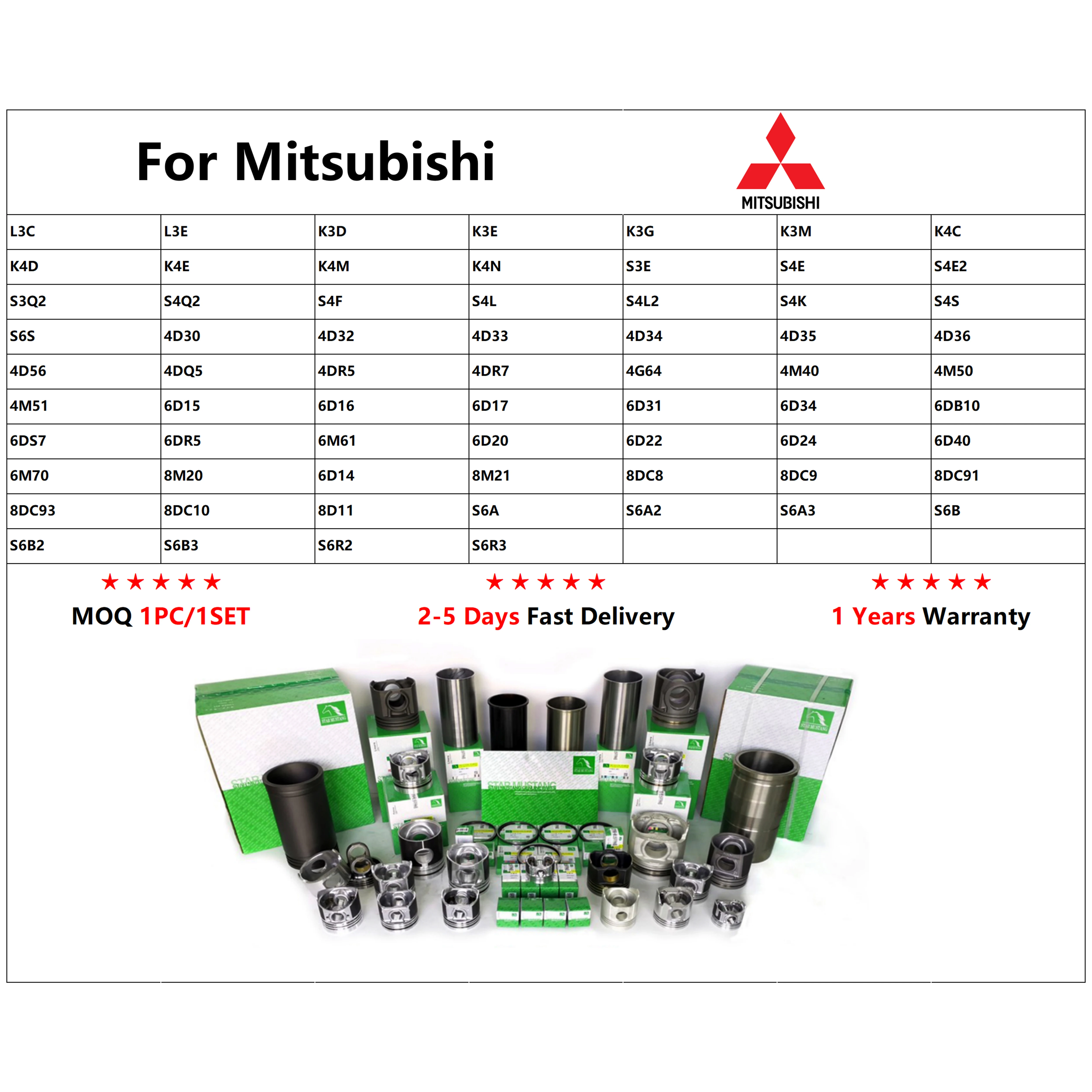 Mie Mitsubishi Forklift Engine K3E Cylinder Head - MM408450