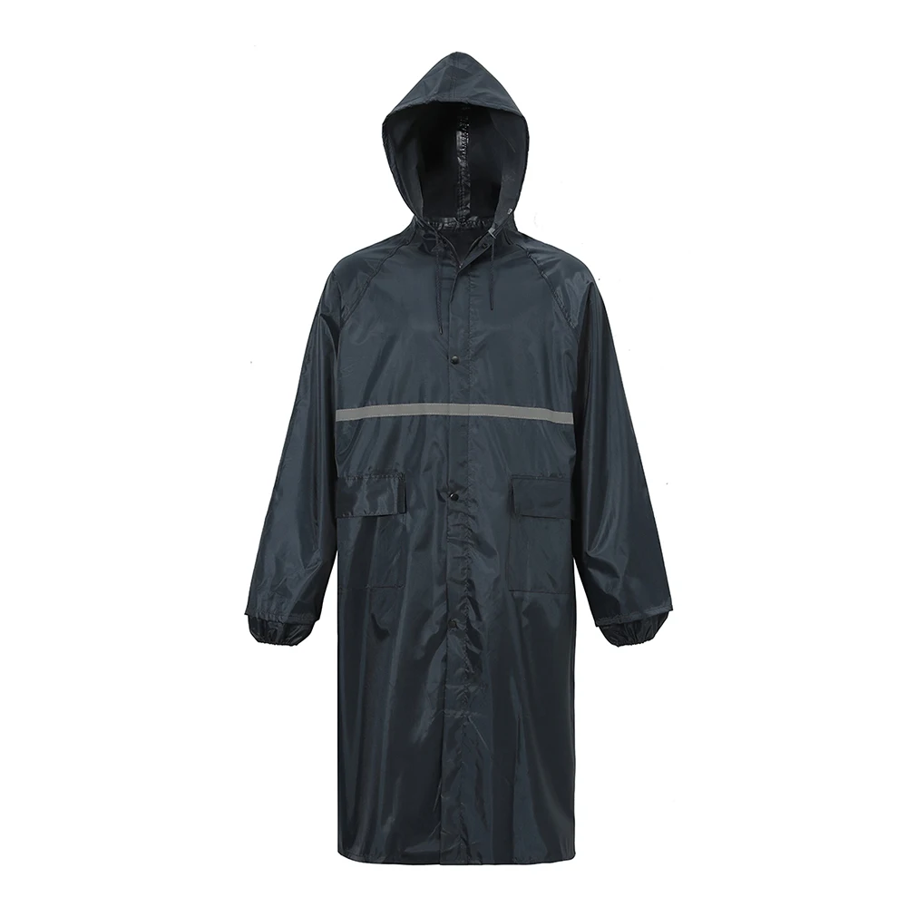 Men Nylon Polyester Pvc Coating Motorcycle Rainsuit Raincoat Rain