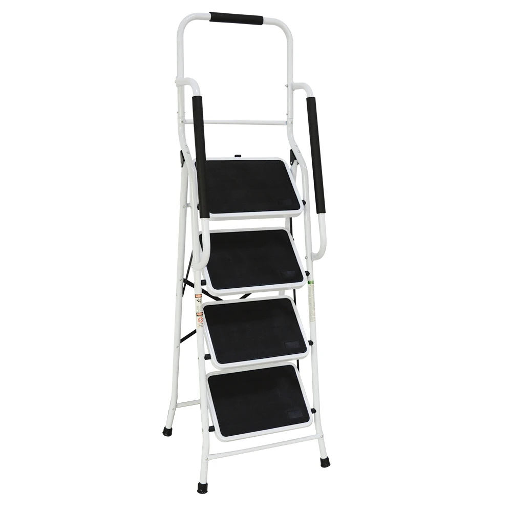 Four  Step Safety Ladder with Side Safety Rails