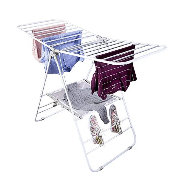 Складная сушилка для белья. Gullwing Drying Rack. Сушилка металлическая. Американская сушилка. Clothes Drying Rack.