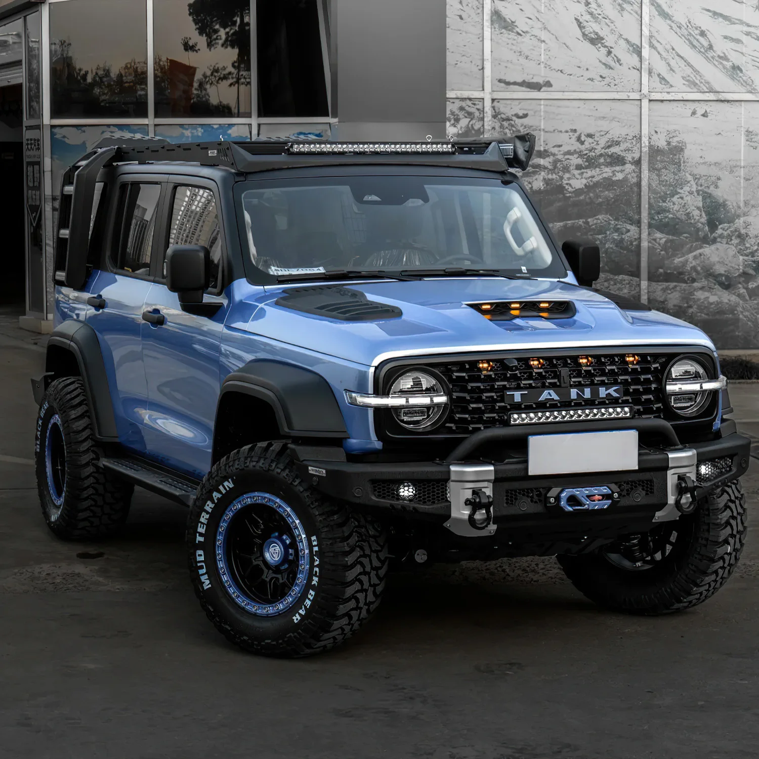 XL Deep Concave Forged off Road Beadlock Wheels 5x114.3 Deep Dish Deep Lip Custom Forged Wheels for Toyota Hilux Land Cruiser - Image 4