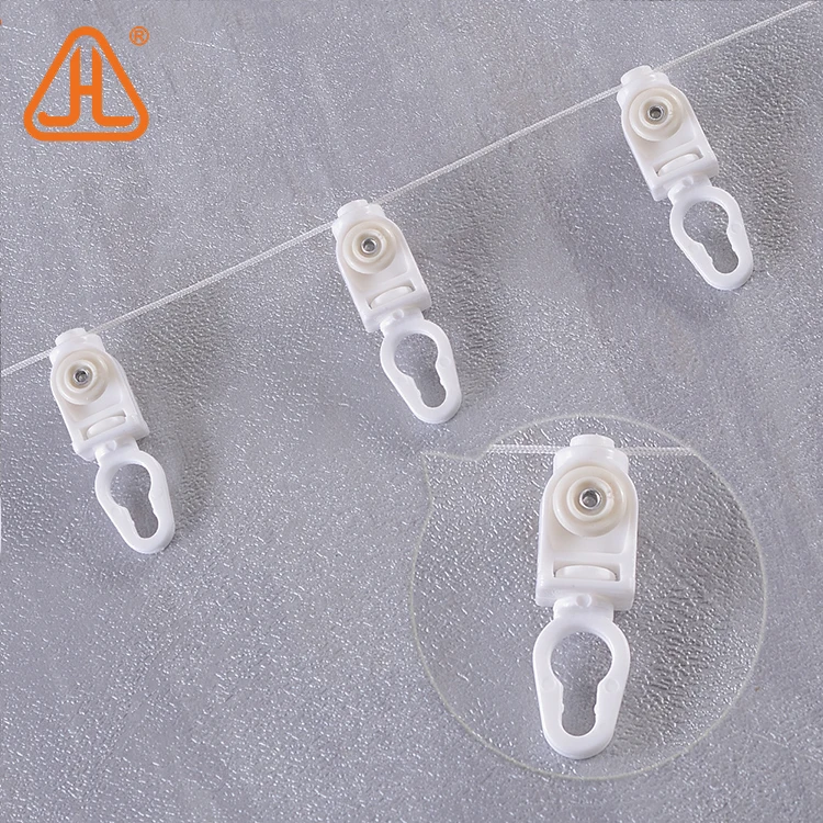Rollladenrollen Für Vorhänge – 20 Stück, 22x16 Mm, Aus Aluminium/Kunststoff/Metall, Für Deckenschienen, Weiß