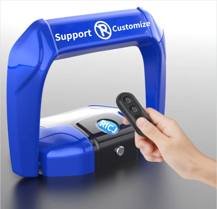 Синий замок для парковки с дистанционным управлением смарт-замок автомобиля блокировка положения