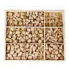 324 jolis petits blocs de construction (sac couleur bois naturel)