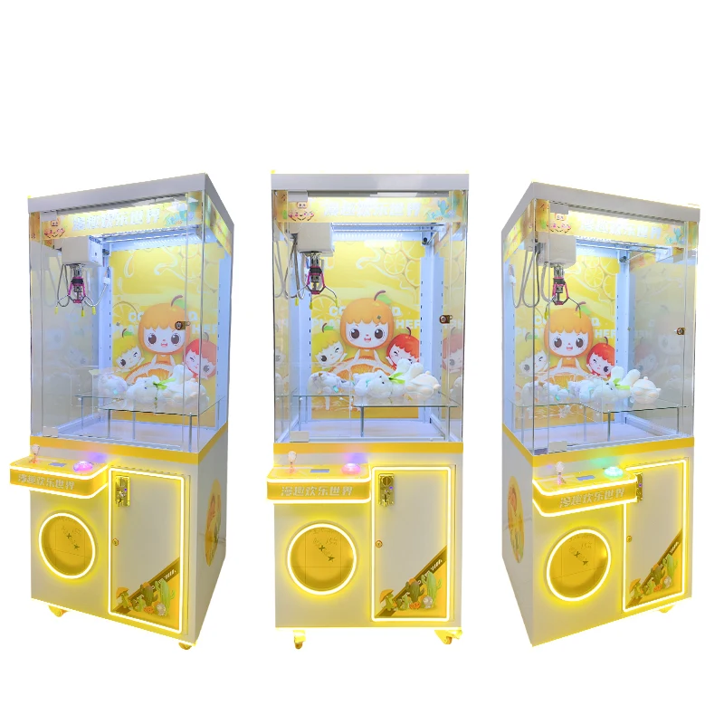 Arcade Cheap Vending Machine Amusement Park Yellow Claw Machine Selling Canadian Large Crane Snack Gift Doll Machine