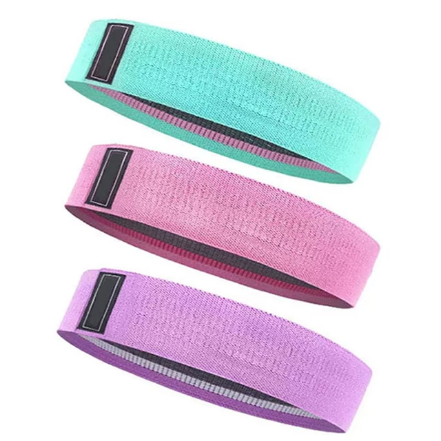 Custom Logo Elastic Resistance Bands Loop Fitness Gym Latex Booty Hip Band Resistance Bands