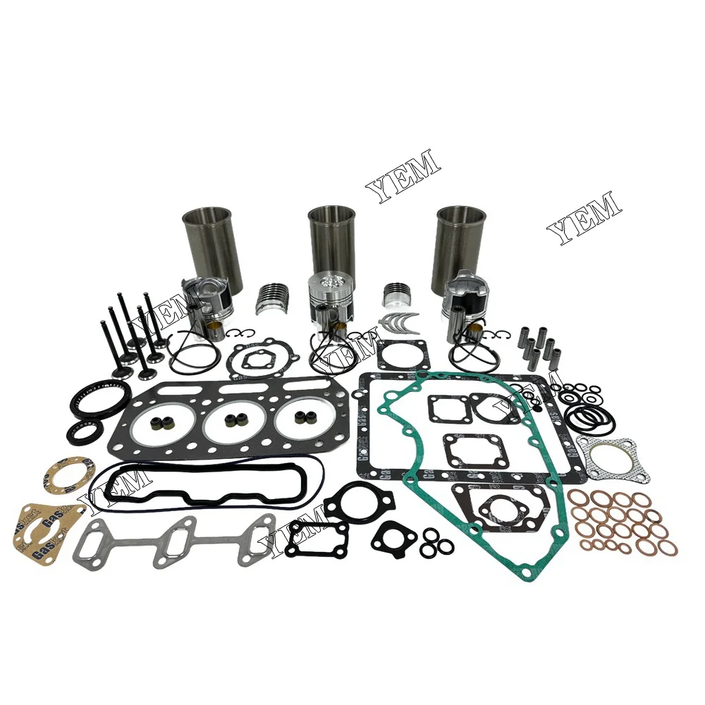 Overhaul Kit With Valves Fit for Yanmar 3T75HLE Engine 3