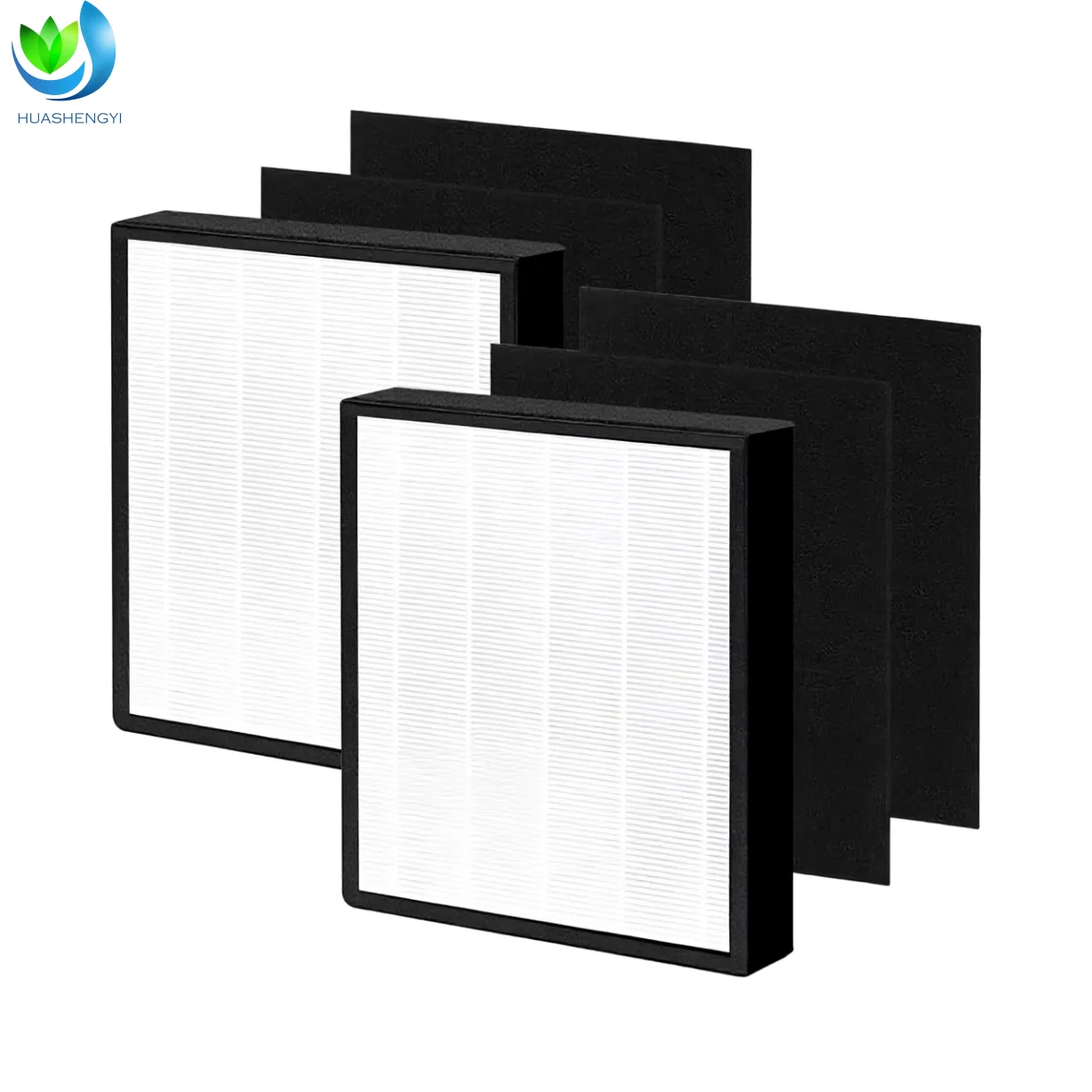 OEM H14 H13 Filter Pleated Carbon Pre-Filters  Hepa Filter Dusty Removal Compatible with AC5900WCA AC5900WDLX Air Purifiers