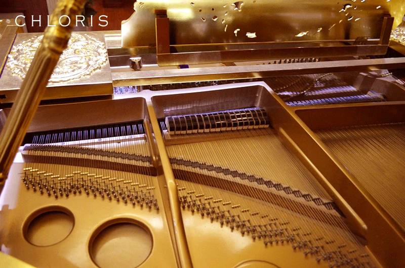 Luxury 24K Gold Grand Piano HG-G1 for 5-Star Hotel Furniture