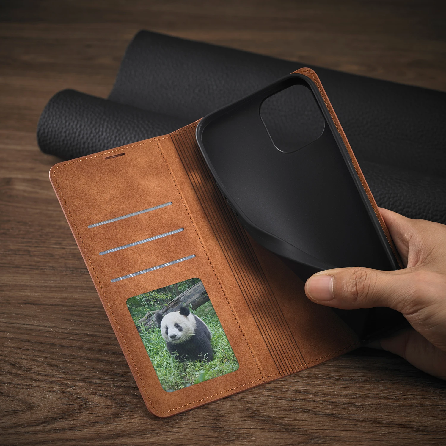 Forwenw Wallet Cover for Xiaomi Redmi Note 14 13 12 11 10 Pro Plus Max 13C 12C 11A Poco M4 X4 4G 5G TPU Flip PU Leather Case