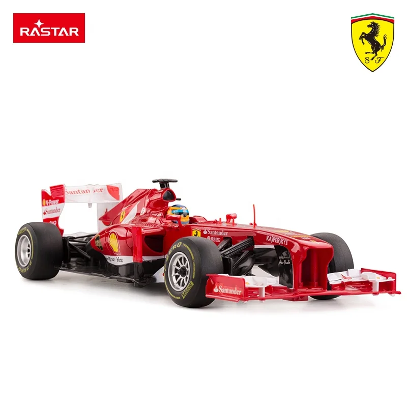 RASTAR Replica Ferrari F1 Battery License Plastic Electric Window Box Red AA Rc Model Battery Power Plastic Remote Control Toy
