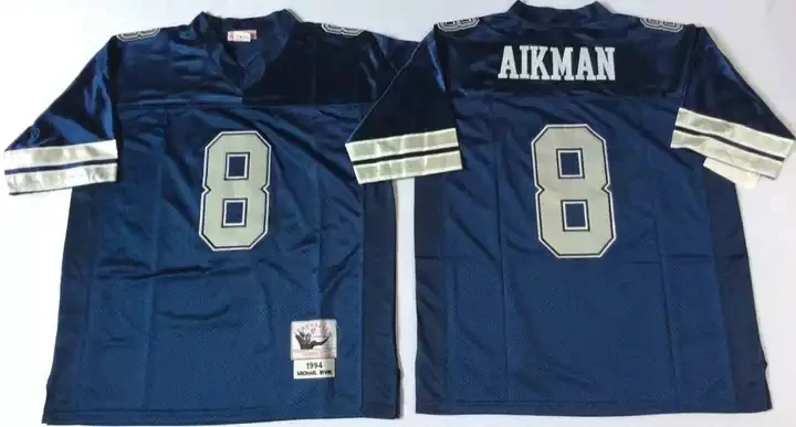 Горячая распродажа винтажный ковбой Dallas 33 Tony Dorsett 22 E Smith 88 Irvin 8 Aikman американский футбол на