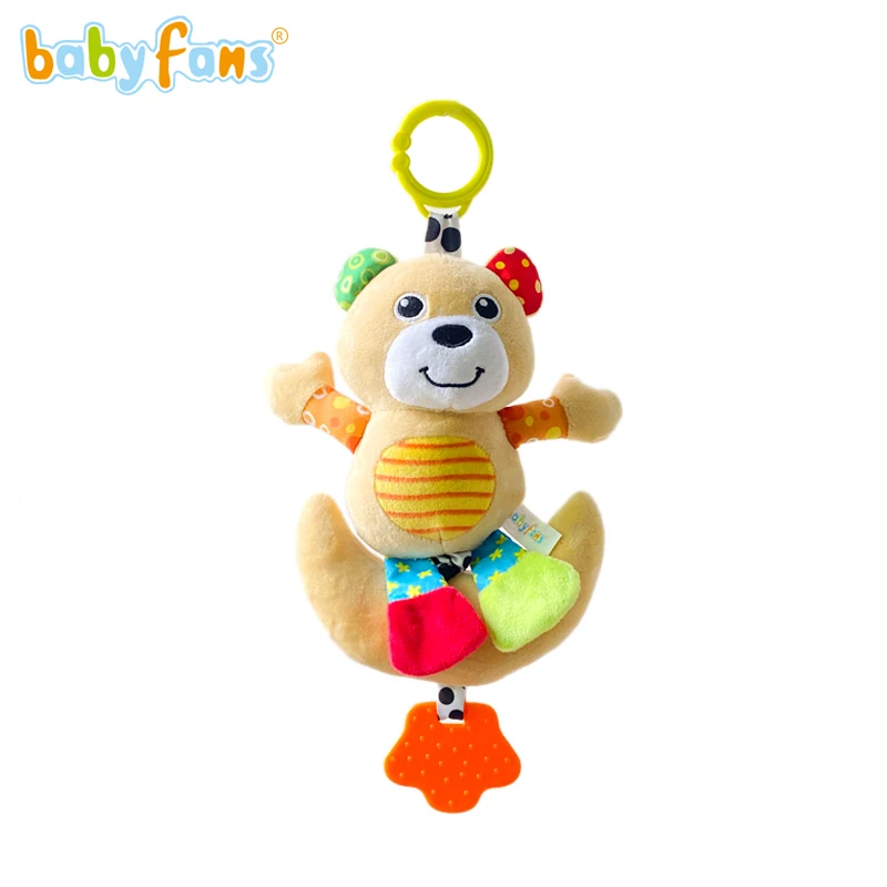 
Babyfans 2021 новый продукт, детская милая плюшевая игрушка-кролик, музыкальная подвесная игрушка без батареи 