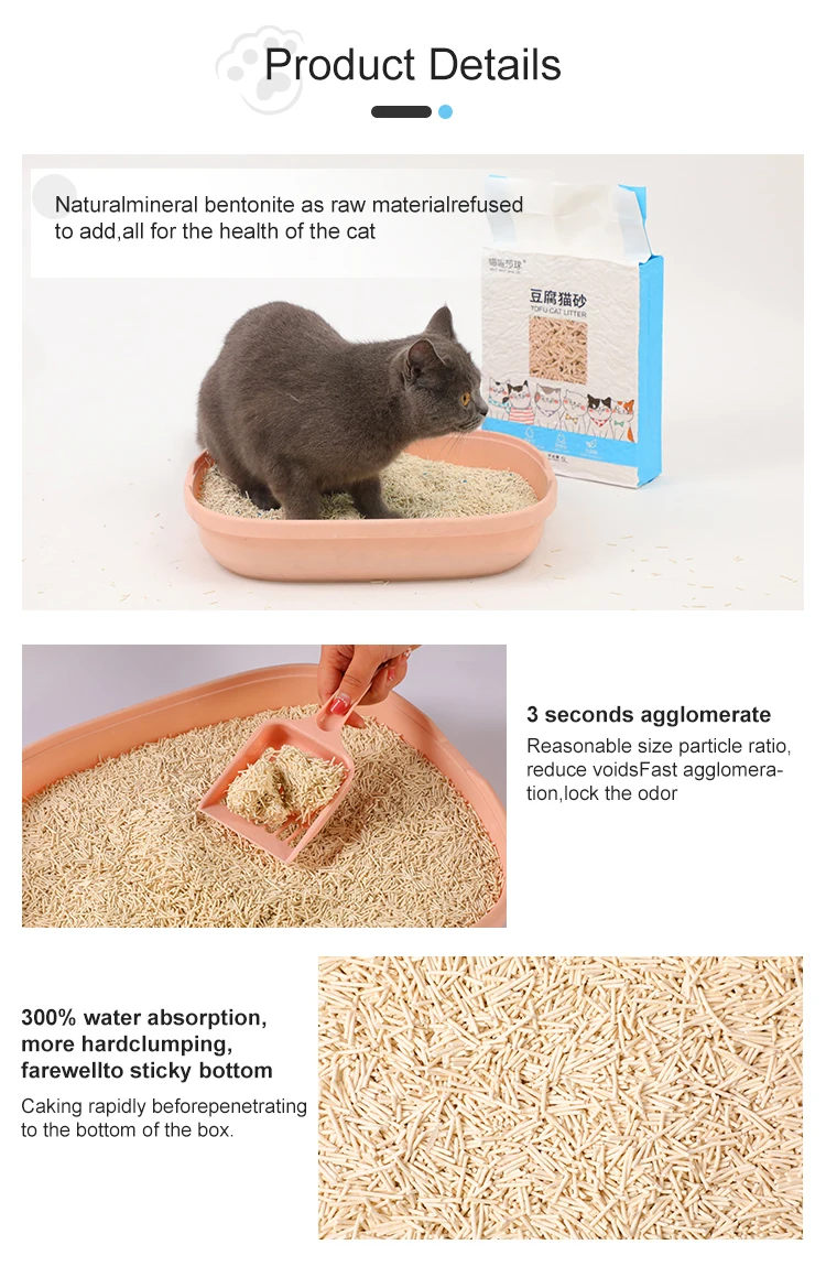 Factory Supply Price Concessions Premium Clumping Tofu Cat Litter Buy