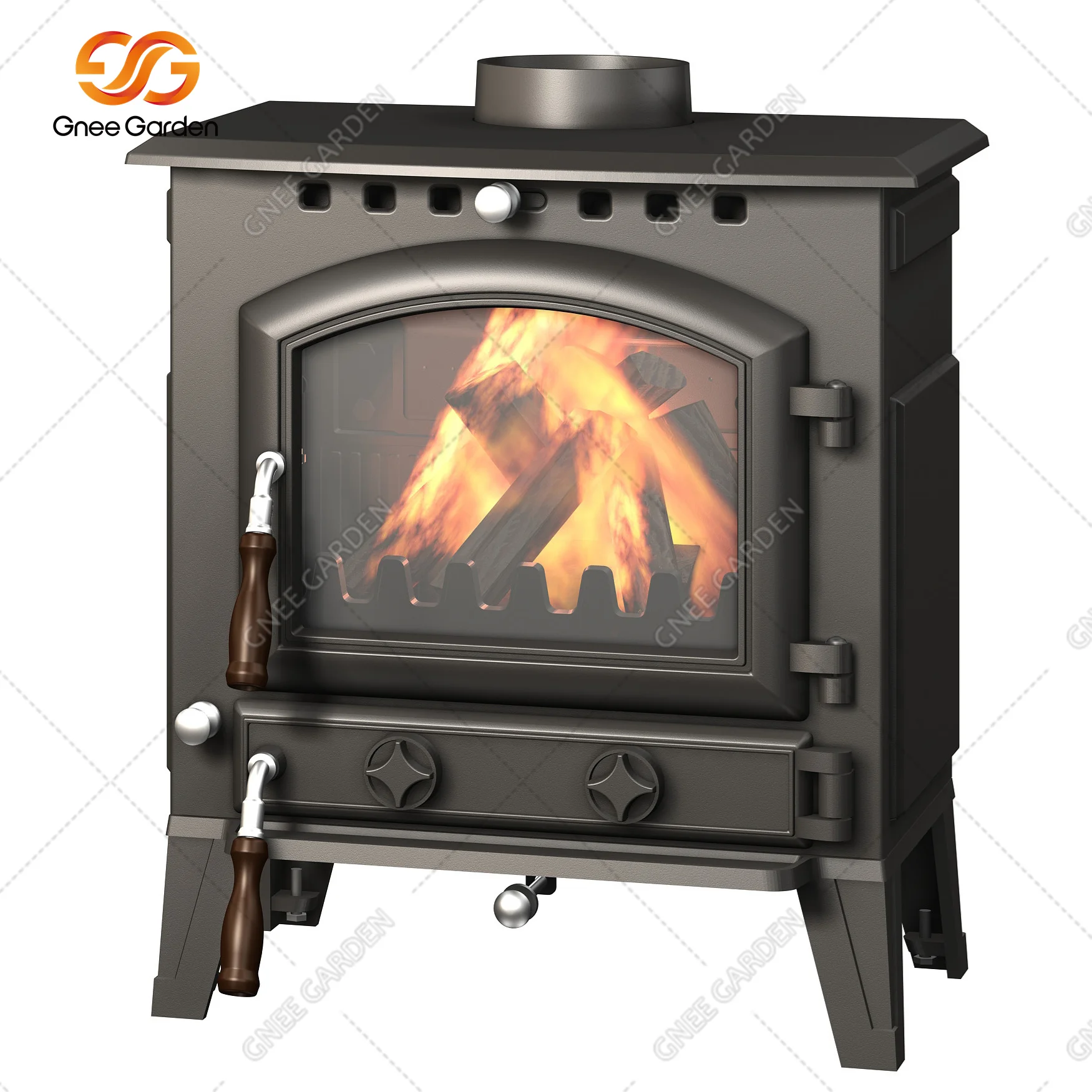 Smokeless Wooden Wtove Indoor Heating Wood Burning Fireplace Indoor