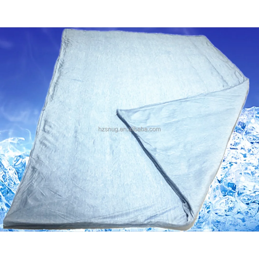 Lightweight Queen Size PE Fiber Nylon Fabric Summer Cooling Blanket Wearable Blanket