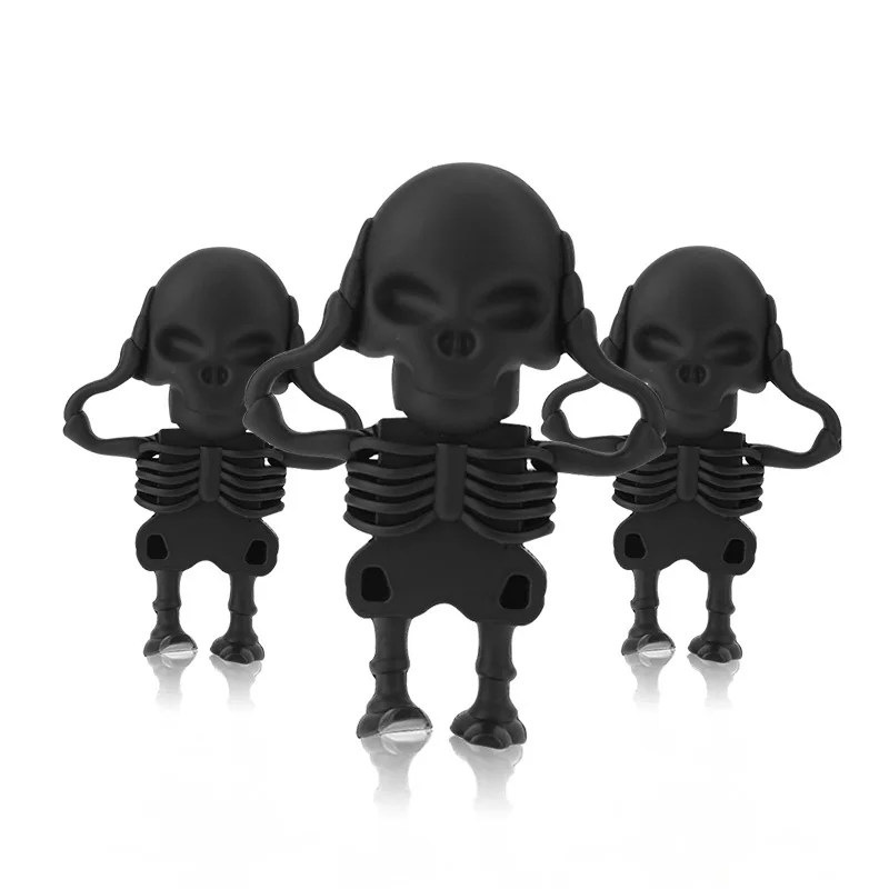 16GB Cartoon USB Flash Pen Drive Halloween Gift Skeletons Skull Memory Stick 