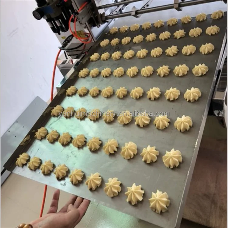 Cake Cookies making machine small automatic maker commercial biscuit press dropping forming depositor fortune cookie machine