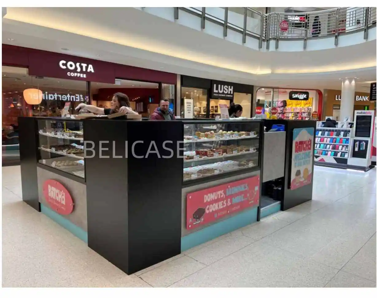 Coffee Sweets Candy Cookies Kiosk Creative Counter Cookie Custom Design Cookies Kiosk in Mall