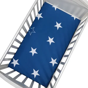 Fast Dispatch Comfortable Smooth Waterproof Mattress Protector 100% Cotton Jersey Baby Crib Fitted Sheets