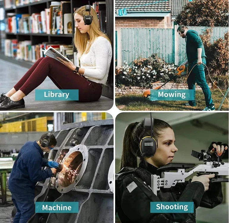 Tactical Electronic Earmuffs Shooting Wireless Am Fm Radio Headphones With Built In Am Fm Dab