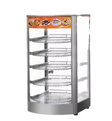 Different Style Hot Sale Restaurant Food Warmer Showcase Electric Food Steamers 5 Deck