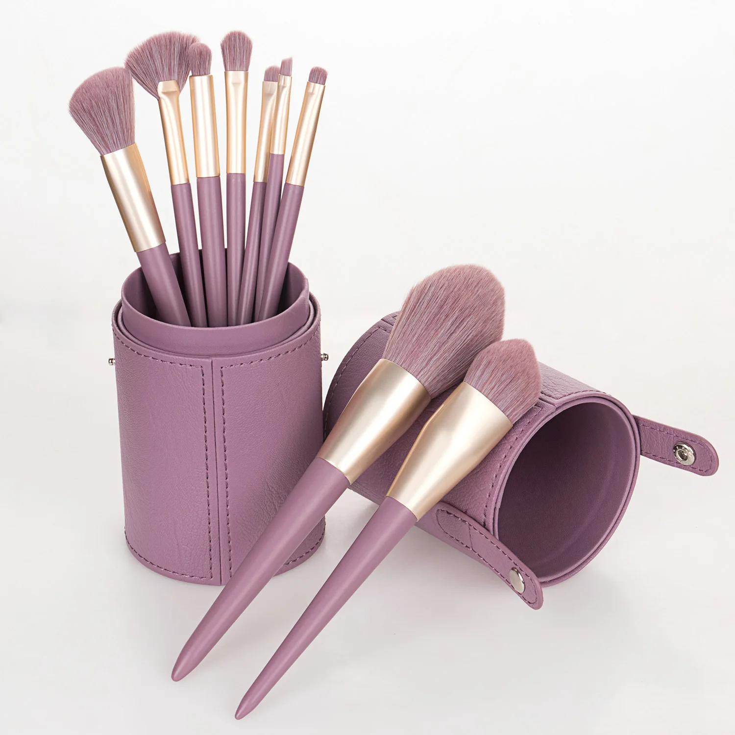 Brush Make Set Up 9pcs Purple Luxury – thecoolstore1525