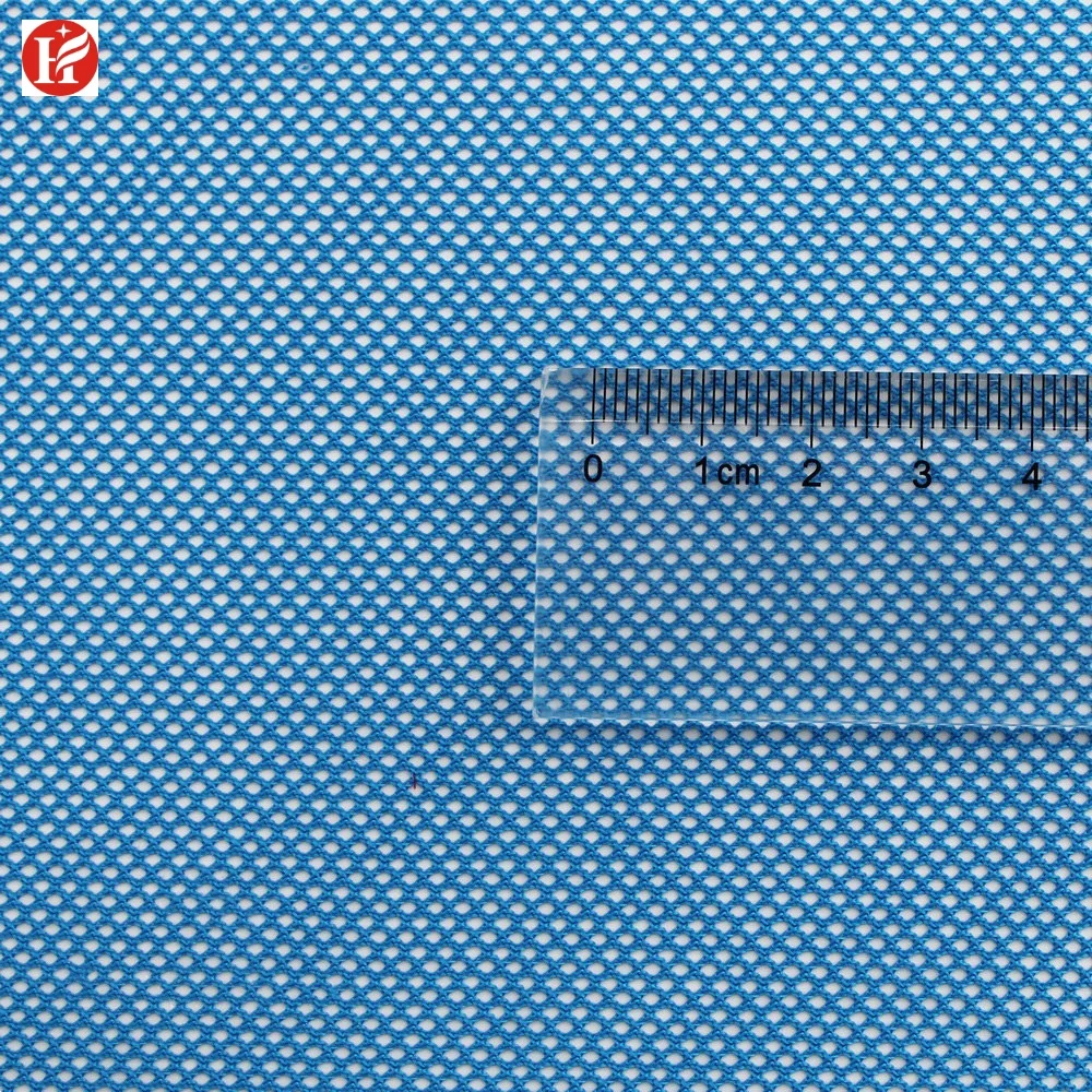 OEKO-TEX 100% Polyester Mesh Cloth Small Holes Textile OEM Raw Material Sports Shoes Material Soccer Jersey Knit Fabric Lining