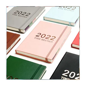 Custom A5 Business Hardcover Stationary Journal Notebooks Embossed Logo Soft Pu Faux Leather 2026 Diary Set Gift Notebook