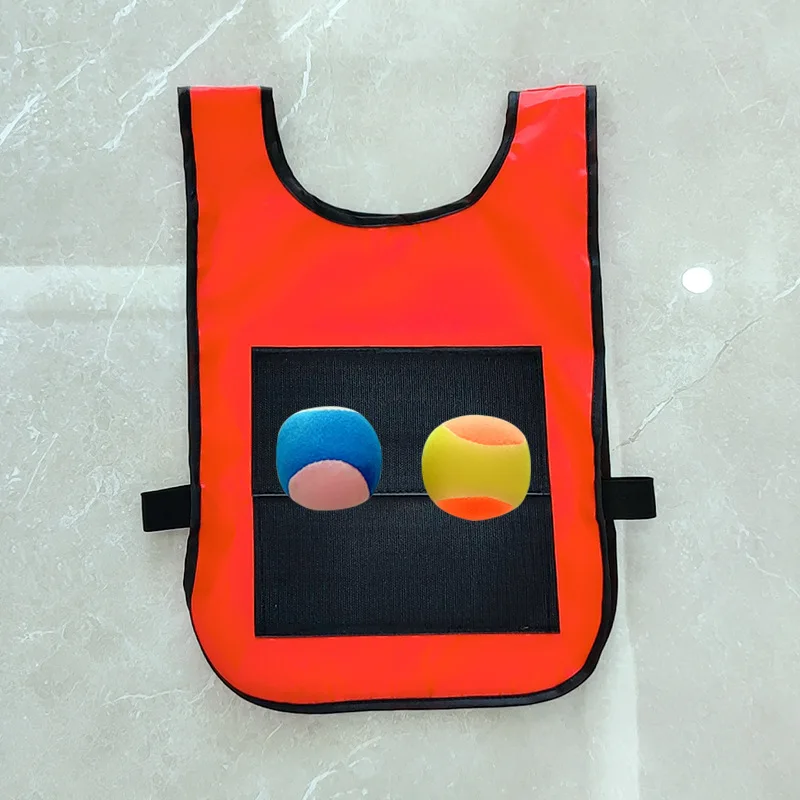 Children‘s Vest Sports Sticky Ball set Outdoor Against Throwing Toys