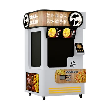 Outdoor&Indoor Business Self-service Automatic Control Pizza Vending Machine Fast Food Hot Pizza Kiosk