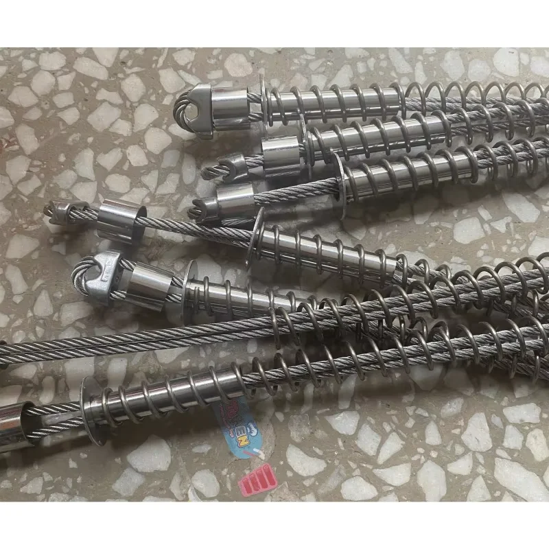 Stronger Steel Spring Trap for Wild Boar Fox Rabbit 4mm Dia Wire Rope Solid State Replacement Nuts Essential Farm Hunting Decoy
