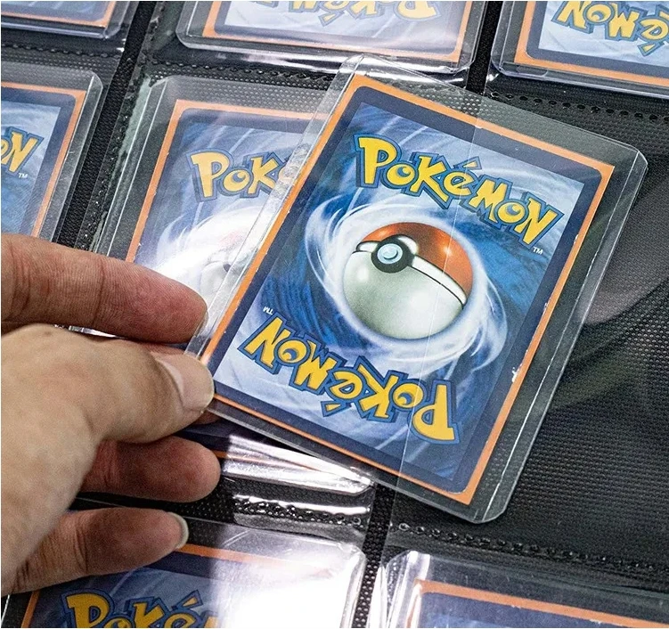 9 Pocket TopLoader Binder Holds 360 Toploader Hard Cases Sleeves Card  Collection Binder